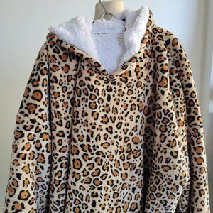 Venustas Oversized Blanket Hoodie Thick Sherpa Lined Fleece Long Hooded Snuggle